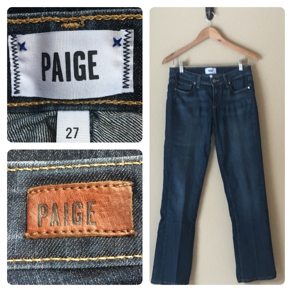 Denim - Paige Manhattan bootcut jeans, 27